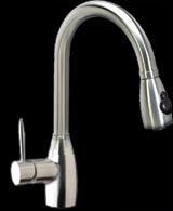 Sienna Sorbello™ - Solid Stainless Steel Gooseneck Faucet w/ Pull-out