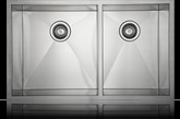 Sienna Polvano™ - Zero Radius Double Bowl Undermount Sink